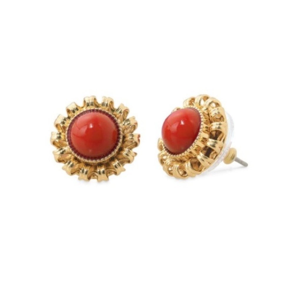 Stella & Dot Gigi Studs - Orange